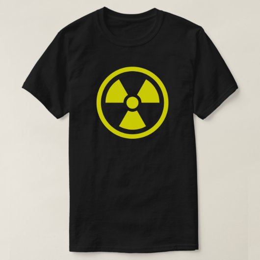 T-shirt RADIOACTIVE cool science geek nerd tee (Design devant)