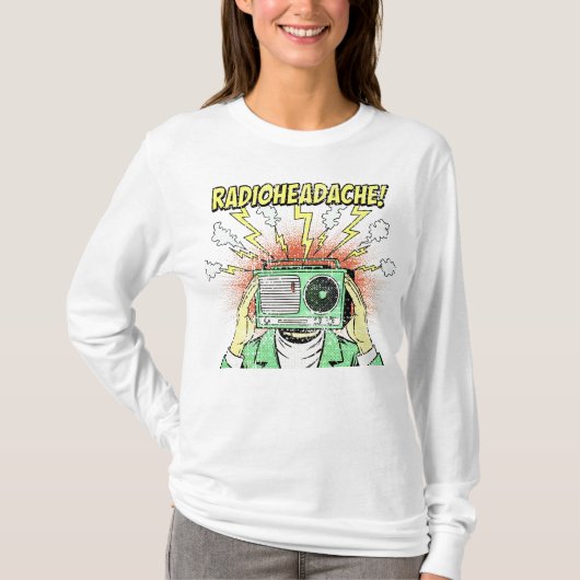 T-shirt Radioheadache Vintage Retro (Devant)