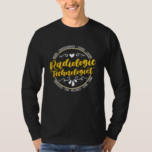 T-shirt Radiologic Technologist Warm Rad Tech Radiologist (Devant)
