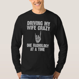 T-shirt Radiologie pour les hommes Papa X Ray Squelette Te