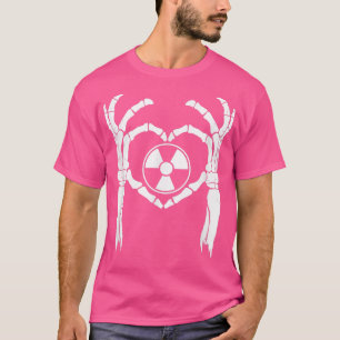 T-shirt RADIOLOGIE RAD TECH SKELETON LOVE, RT Rad Tech Ent