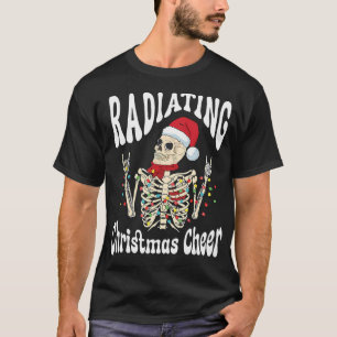 T-shirt Radiologie Radiologie Noël Cheer X-Ray Rad Tech