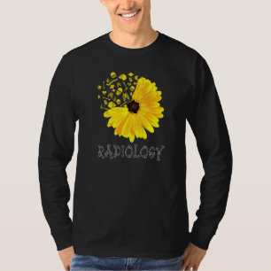 T-shirt Radiologie Radiologie Tournesol Tech Radiologue X