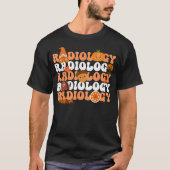 T-shirt Radiologie rétro Citrouille radiologue Xray Fall T (Devant)