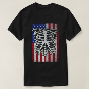T-shirt Radiologie Tech USA American Flag Rad Tech