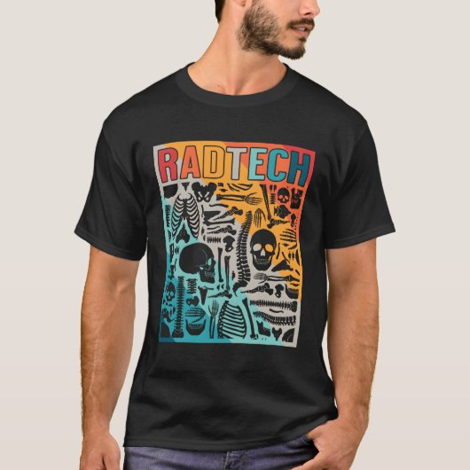T-shirt Radiologiste X-Ray Mri Analyse Cat (Devant)