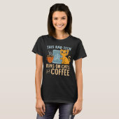 T-shirt Radiologue Fonctionne Sur Les Chats Et Café Radiol (Devant entier)