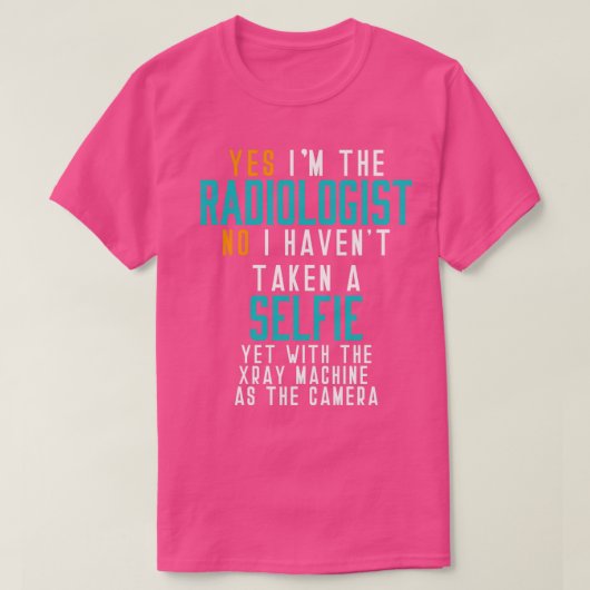 T-shirt Radiologue hospitalier (Design devant)