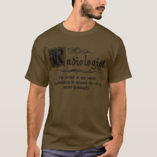 T-shirt Radiologue médiéval