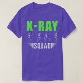 T-shirt Radiologue Xray Skeletons Funny Radiologue Squad (Design devant)