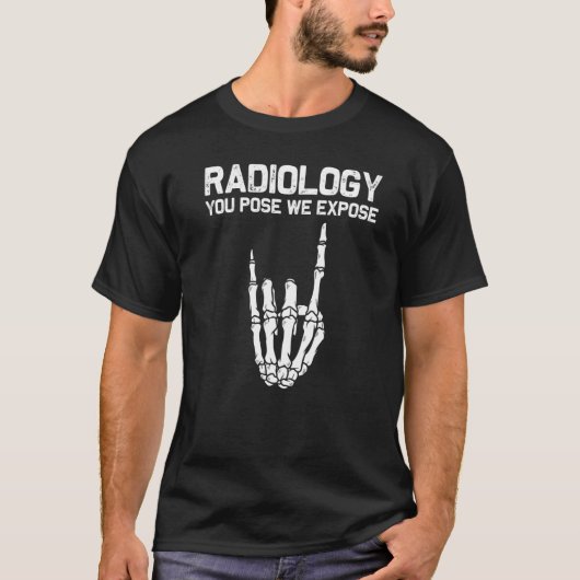 T-shirt Radiology For Men Women X ray Skeleton Rad Tech (Devant)