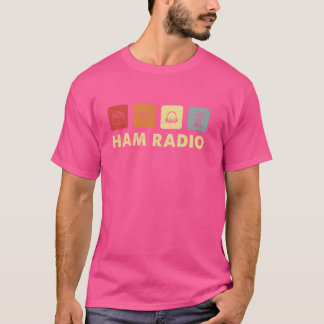 T-shirt Radioopératrice de jambon Radio amateur rétro Vint
