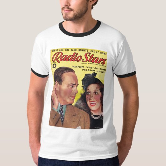 T-shirt RADIOSOURCES STELLAIRES 1938 de Jack Benny Mary (Devant)
