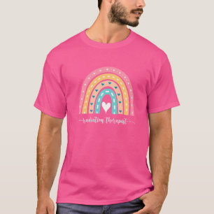 T-shirt Radiothérapie mignonne Rayonnement arc-en-ciel Onc
