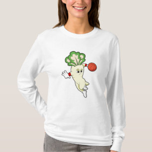 T-shirt Radish aux sports de basketball