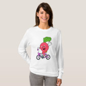 T-shirt Radish avec vélo (Devant entier)