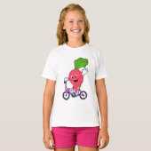 T-shirt Radish avec vélo (Devant entier)