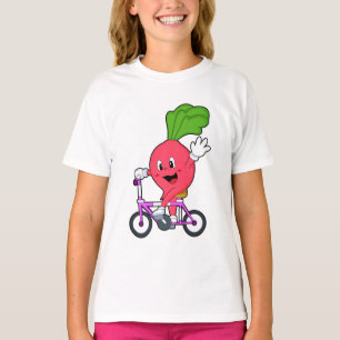 T-shirt Radish avec vélo
