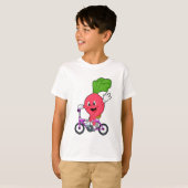 T-shirt Radish avec vélo (Devant entier)