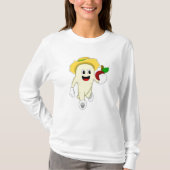 T-shirt Radish comme fermier avec des fruits (Devant)