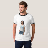 T-shirt Rafraîchissant à la perfection : Zazzle Mockup Del (Devant entier)