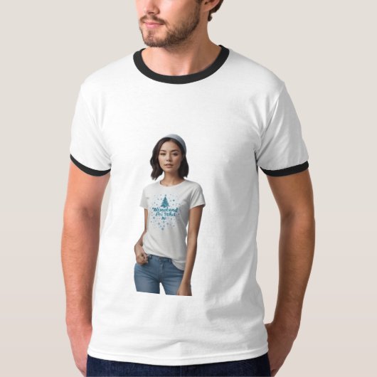 T-shirt Rafraîchissant à la perfection : Zazzle Mockup Del (Devant)