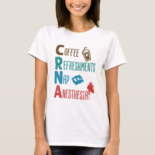T-shirt Rafraîchissements café CRNA Anesthésie de la siest