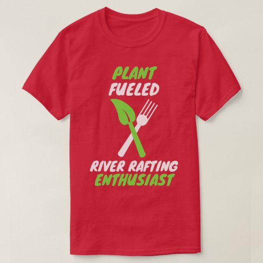 T-shirt rafting à plante (Design devant)