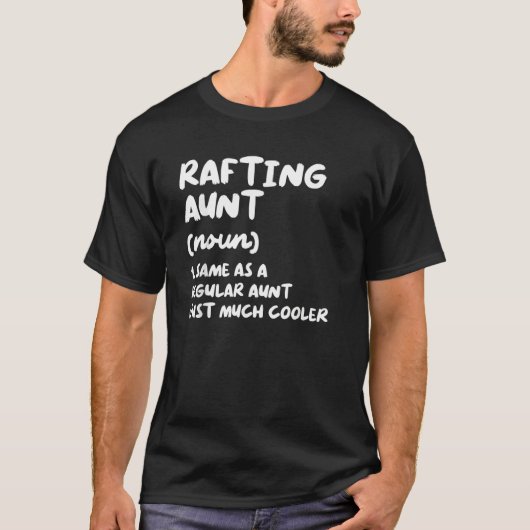 T-shirt Rafting Aunt Definition  Sports (Devant)