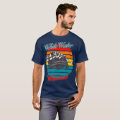 T-shirt Rafting d'eau blanche Wisconsin (Devant entier)