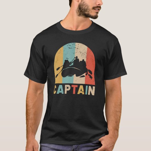 T-shirt Rafting d'eau vive Capitaine Sunset River Rat Wate (Devant)