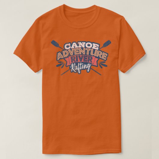 T-shirt Rafting en canoë (Design devant)