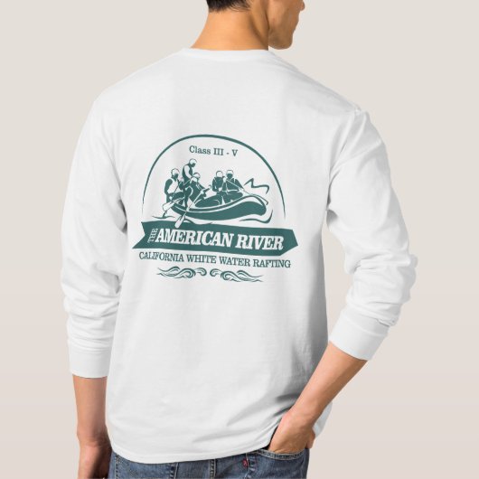 T-shirt Rafting fluvial américain (Dos)