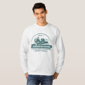 T-shirt Rafting fluvial américain (Devant entier)
