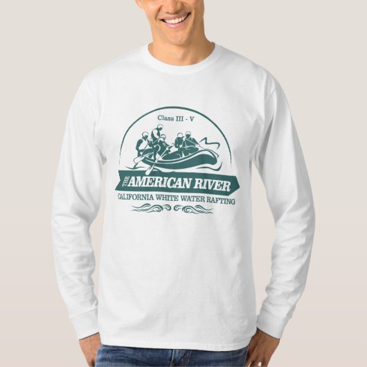 T-shirt Rafting fluvial américain (Devant)