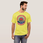 T-shirt Rafting Retro Colorado. (Devant entier)