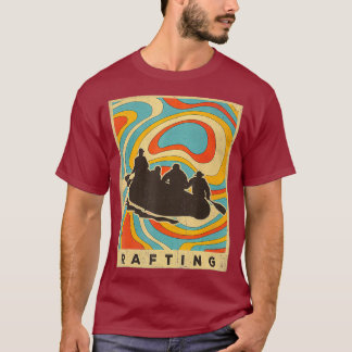 T-shirt Rafting vintage Sport Retro Poster Cadeau