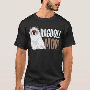T-shirt Ragdoll Chat Maman Drôle Propriétaire Chat Amateur