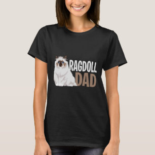 T-shirt Ragdoll Chat Papa Drôle Propriétaire Chat Amoureux