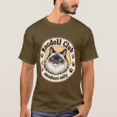 T-shirt Ragdoll Club - membres seulement (Devant)