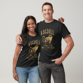 T-SHIRT RAGDOLL CŒUR FLASQUE, DESIGN CHAT CLASSIQUE (Unisexe)
