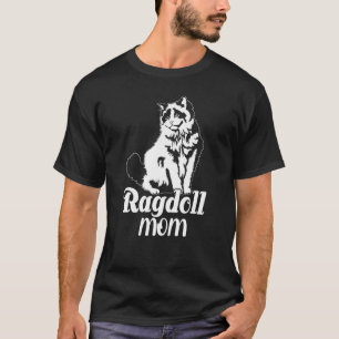 T-shirt Ragdoll Maman Chat Femmes Filles Lady Animal de co