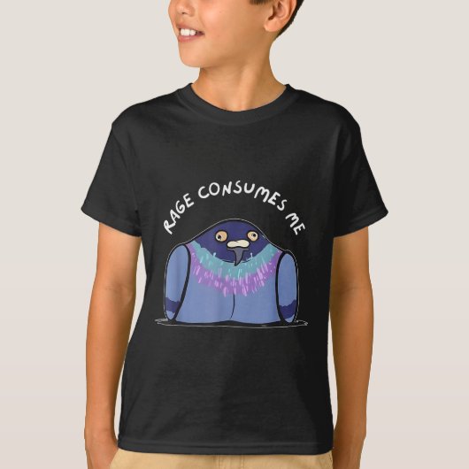 T-shirt Rage Consumes Me Funny Geon Meme Hand Drawn  (Devant)