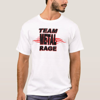 T-shirt Rage en métal d'équipe