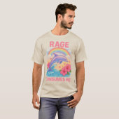 T-shirt Rage me consomme le dauphin (Devant entier)