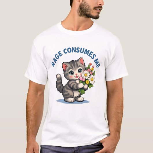T-shirt Rage Me Consume (Devant)