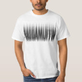 T-shirt Raggamuffin Blurred Effect Typographie Reggae (Devant)