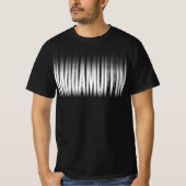 T-shirt Raggamuffin Blurred Effect Typographie Reggae (Devant)