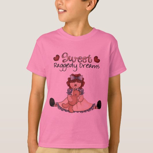 T-shirt Raggedy doux de rêves (Devant)