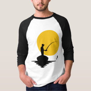 T-shirt Raglan à manches 3/4 pour hommes